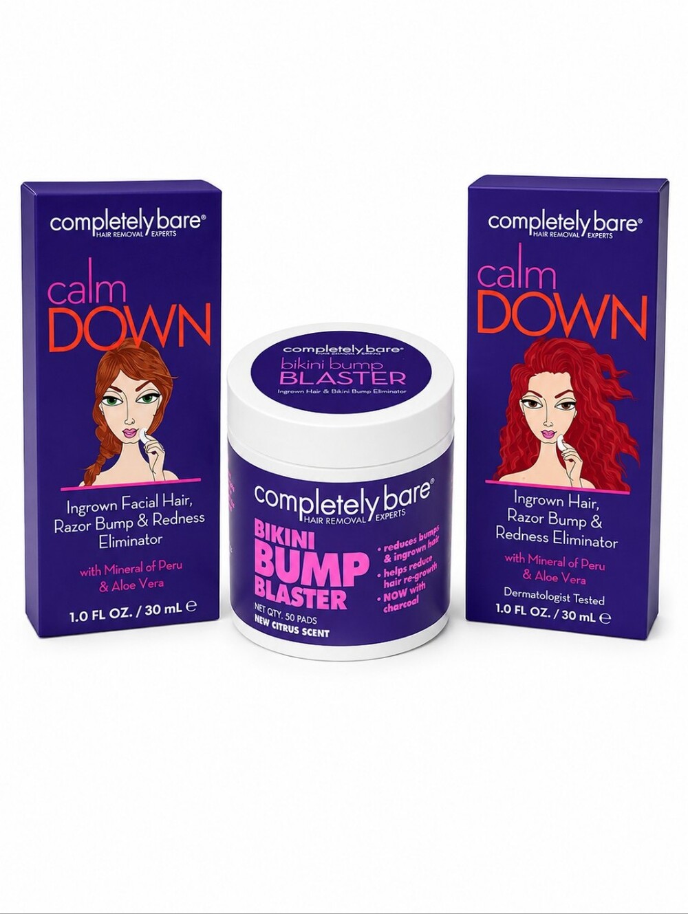 Completely Bare Calm Down & Bikini Bump Blaster Bundle